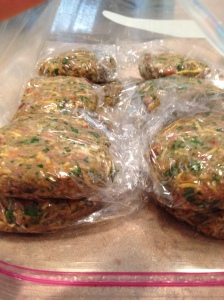 burgers for the freezer!